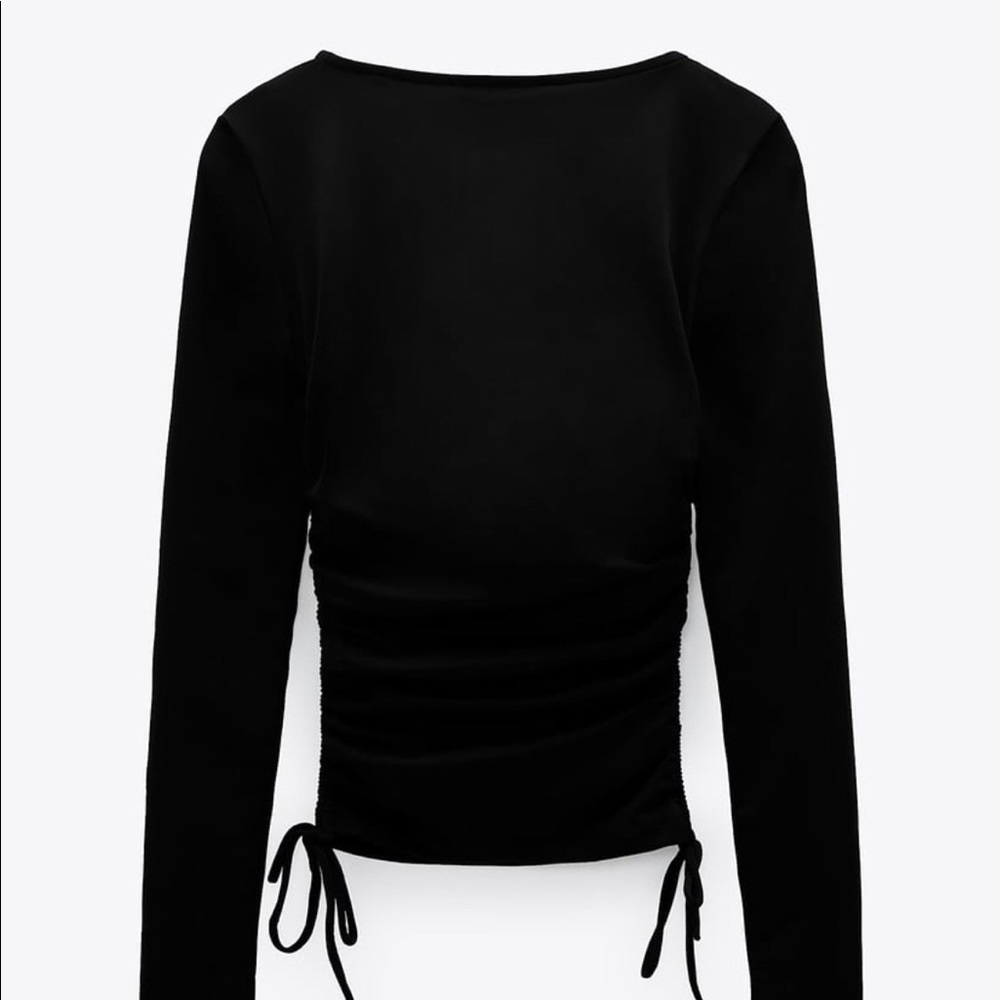 New! Rushed Stretchy Top